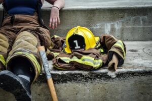 fireman and his hat